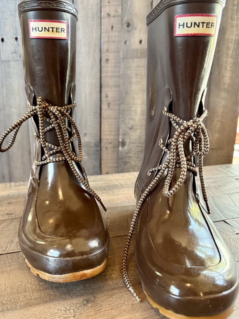 Hunter Original Tall Rain Boot Brown 
US 7